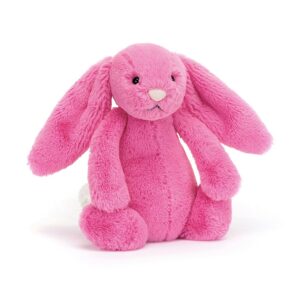 peluche Jellycat petit lapin rose intense