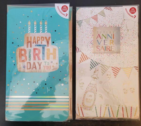 MAXI CARTES ANNIVERSAIRE