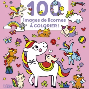 100 images de licornes à colorier