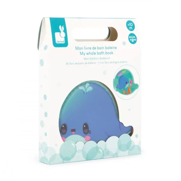 livre de bain Janod: baleine