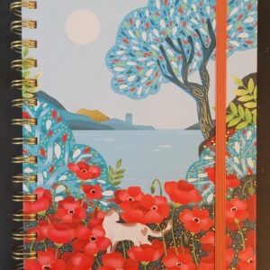 CAHIER SPIRALE COQUELICOTS