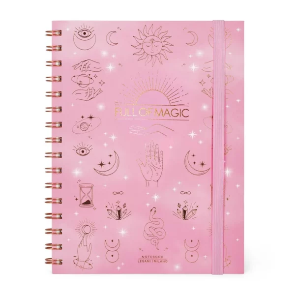 CAHIER SPIRALE LIGNE LEGAMI MAGIC