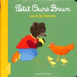 PETIT OURS BRUN VA A LA FERME