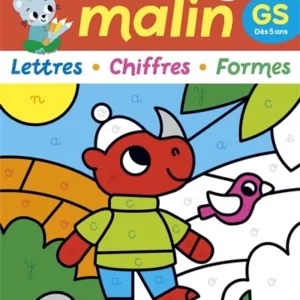COLORIAGE MALIN - GS - LETTRES, CHIFFRES, FORMES