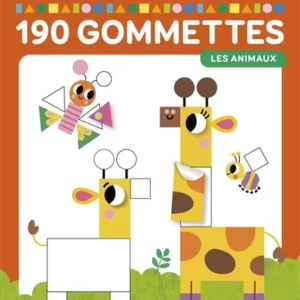 190 GOMMETTES LES ANIMAUX
