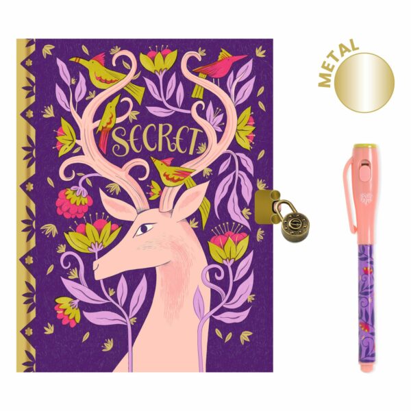 CARNET SECRET+FEUTRE MAGIQUE DJECO MELISSA