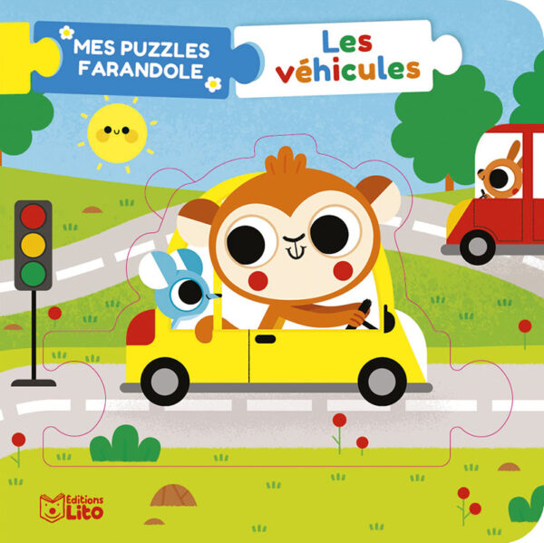 LIVRE PUZZLE VEHICULES