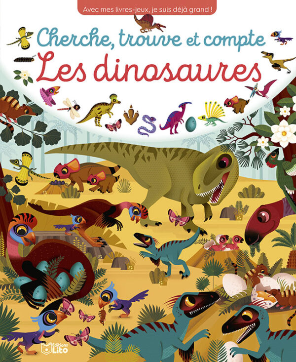 CHERCHE TROUVE DINOSAURES