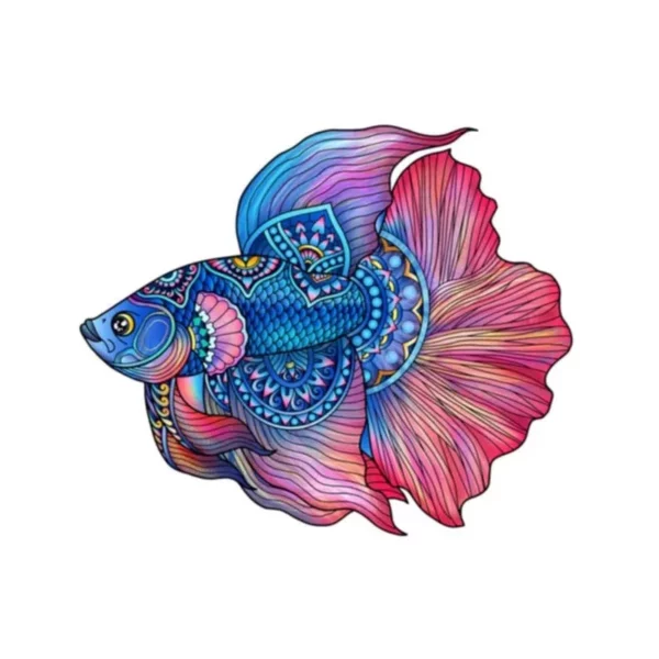 PUZZLE BOIS 112 PIECES POISSON