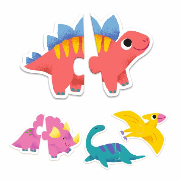 PUZZLE DUO DINOS - Djeco – Image 3