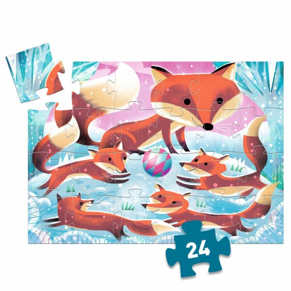 PUZZLE 24 PIECES GINGER PETIT RENARD - Djeco – Image 2