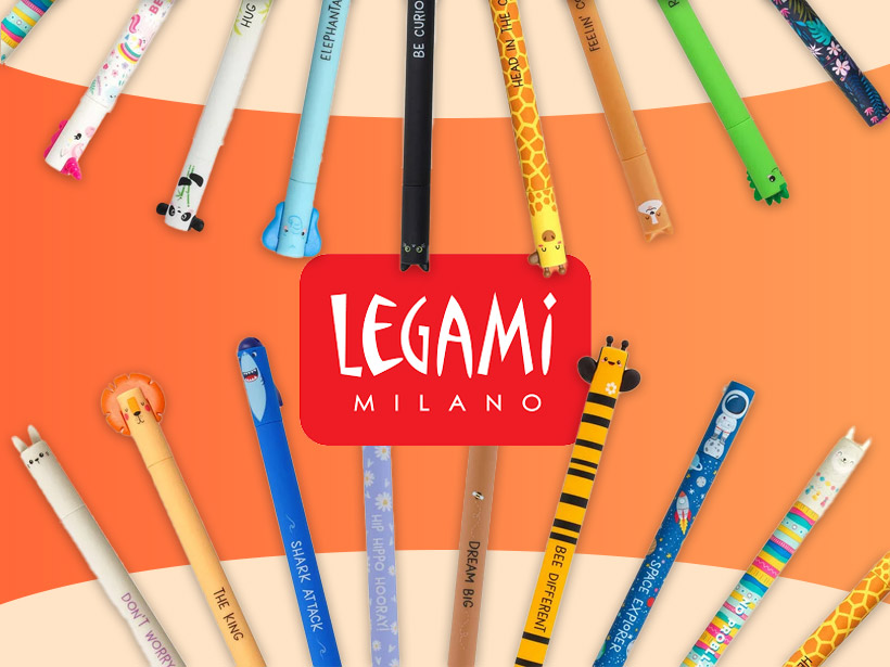 Legami Milano, retrouvez tous les articles de la marque dans votre boutique Gribouille à Tarbes (65)