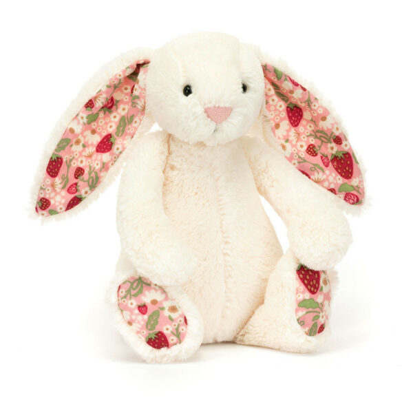 BLOSSOM CREAM BUNNY BERRY SMALL - Jellycat