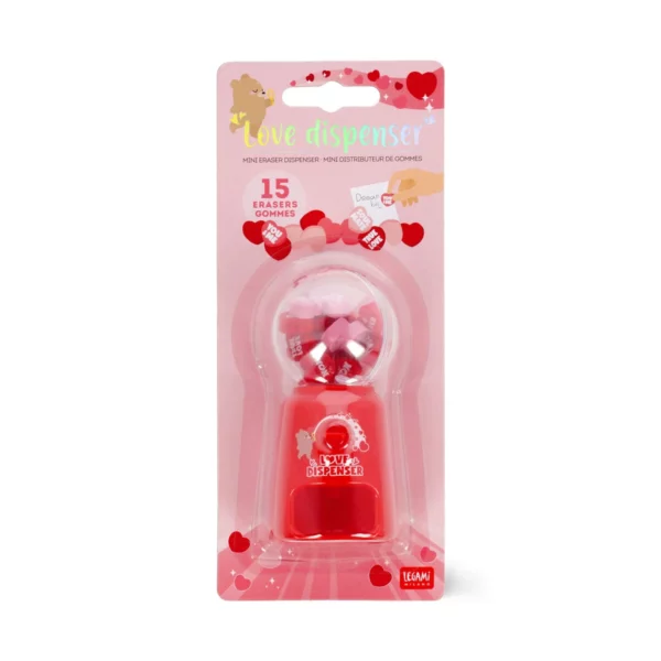 MINI DISTRIBUTEUR DE GOMMES COEURS - Legami – Image 6