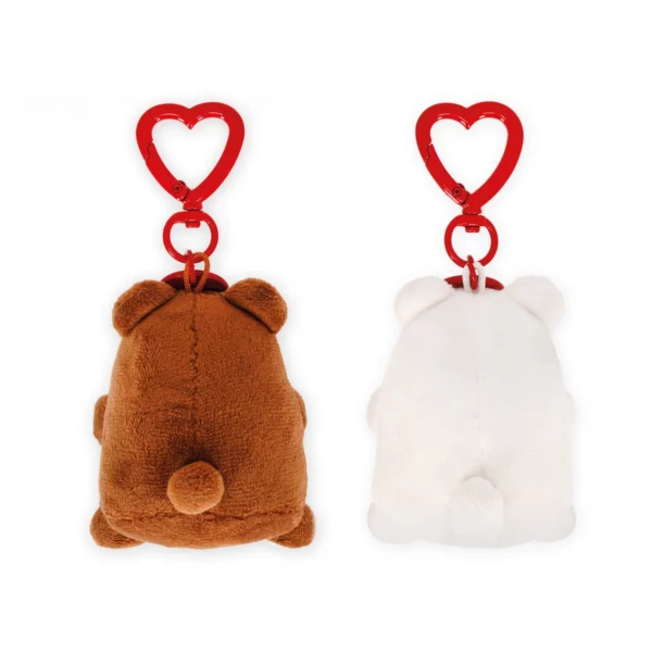 SET DE 2 PORTE-CLE PELUCHE OURS - Legami – Image 3