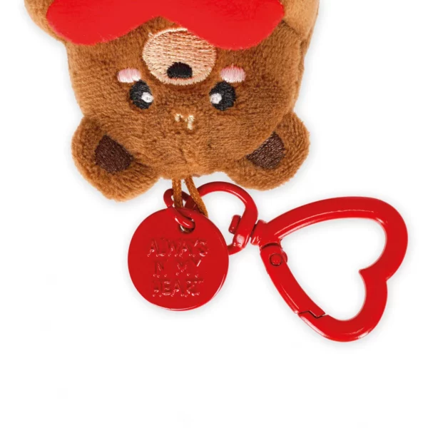 SET DE 2 PORTE-CLE PELUCHE OURS - Legami – Image 4