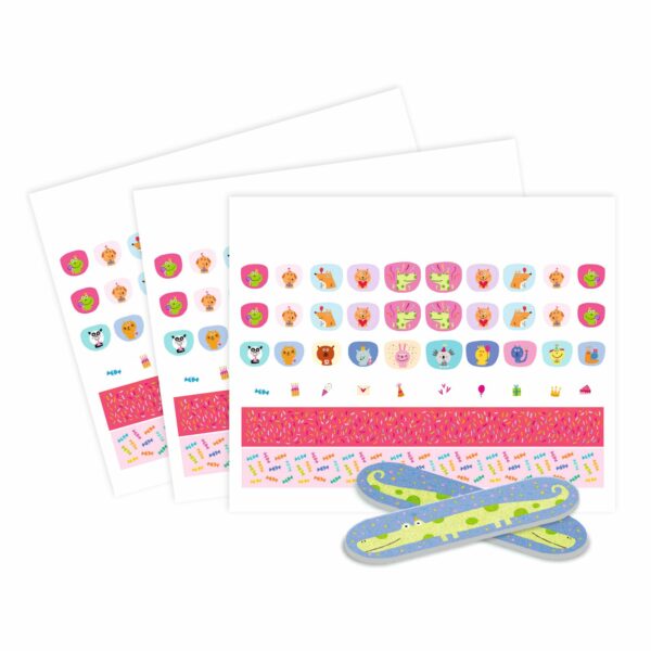 NAILS STICKERS JOYEUX ANNIVERSAIRE - Djeco – Image 2