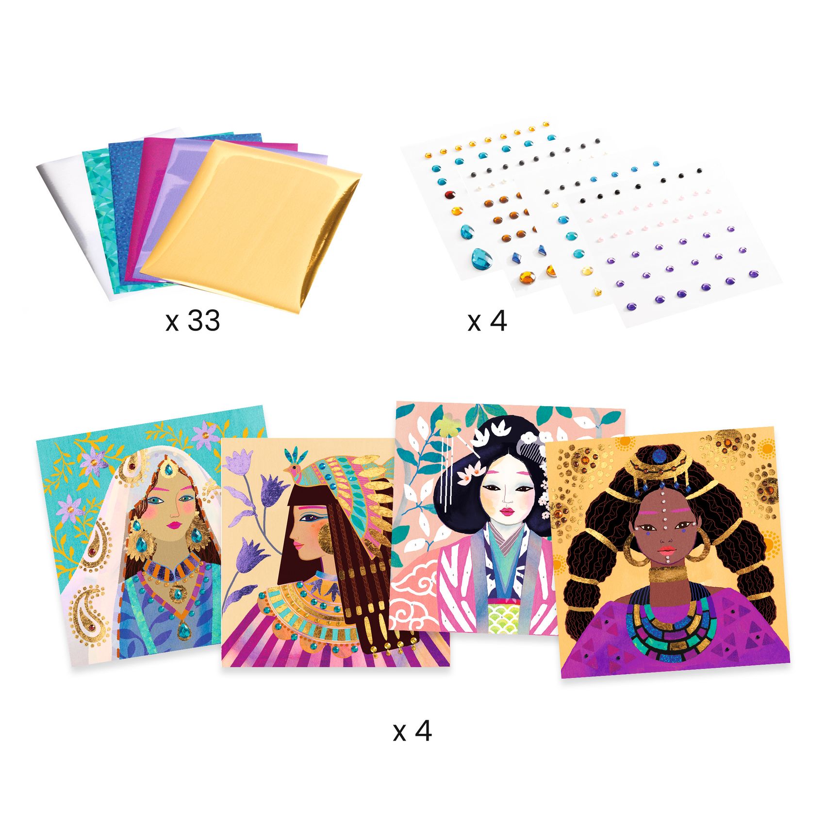 METAL ET STRASS : PARURES PRECIEUSES - Djeco – Image 3