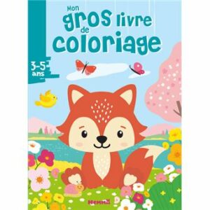MON GROS LIVRE DE COLORIAGE (RENARD PRINTEMPS)