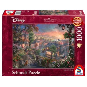 PUZZLE 1000 PCS LA BELLE ET LE CLOCHARD