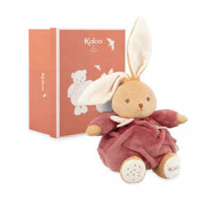 PELUCHE PATAPOUF LAPIN BORDEAUX 17 CM