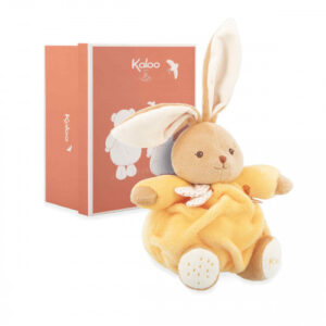 PELUCHE PATAPOUF LAPIN JAUNE 17 CM KALOO