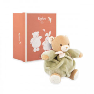 PELUCHE PATAPOUF OURS VERT 17 CM