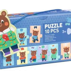 PUZZZLE 10 PCS NOUNOURS S HABILLE