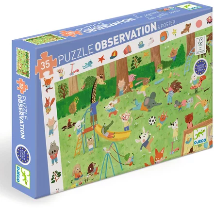 PUZZLE OBSERVATION 35 PIECES LE SQUARE DES PETITS AMIS