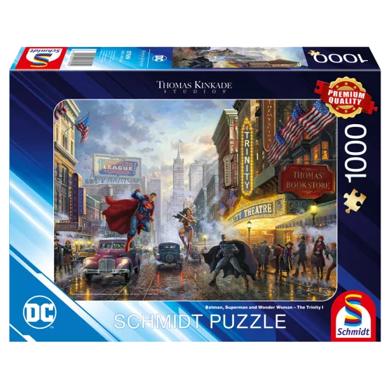 PUZZLE 1000 PCS BATMAN SUPERMAN AND WONDER WOMAN