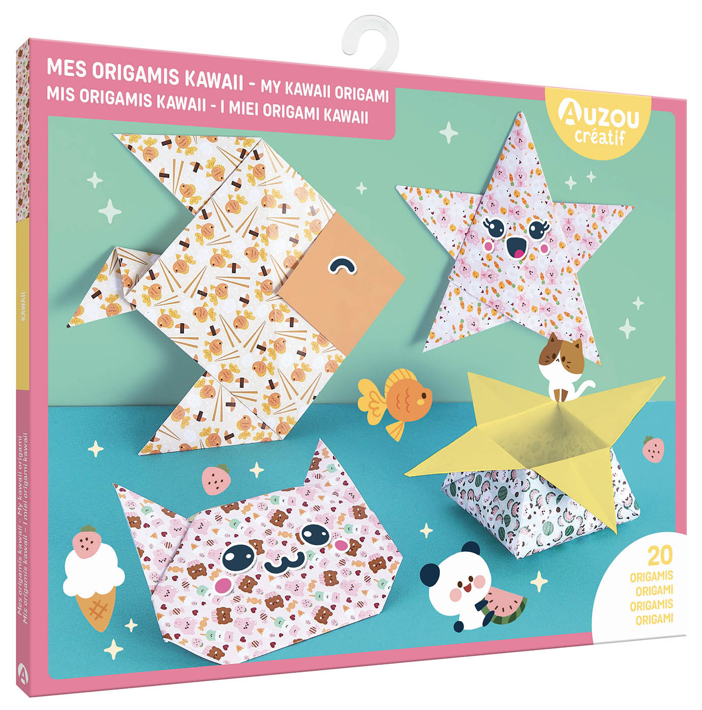 MES ORIGAMIS KAWAII - 20 ORIGAMIS