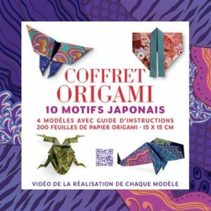 COFFRET ORIGAMI 10 MOTIFS JAPONAIS