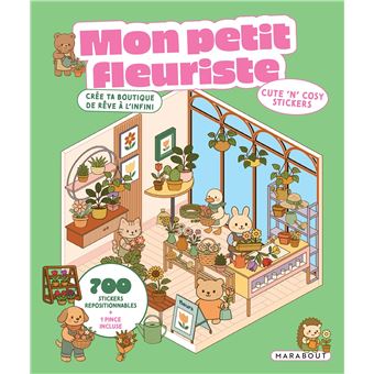 CUTE 'N' COSY STICKERS - MON PETIT FLEURISTE