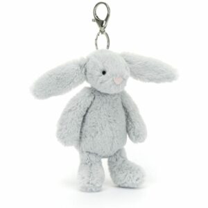 BASHFUL SILVER BUNNY BAG CHARM POERTE CLES LAPIN