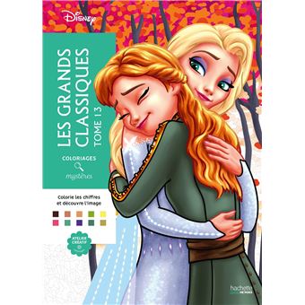 COLORIAGES MYSTÈRES DISNEY - GRANDS CLASSIQUES TOME 13