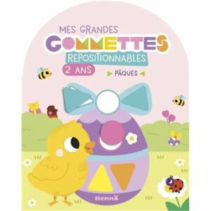 MES GRANDES GOMMETTES REPOSITIONNABLES - 2 ANS - PÂQUES