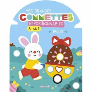 MES GRANDES GOMMETTES REPOSITIONNABLES - 3 ANS - PÂQUES
