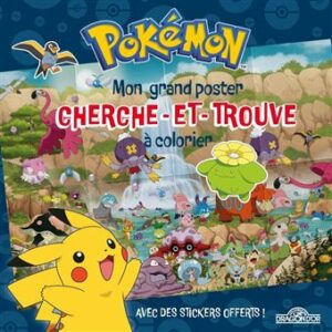 POKÉMON - MON GRAND POSTER CHERCHE-ET-TROUVE À COLORIER