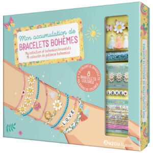 MON ACCUMULATION DE BRACELETS BOHÈMES - 8 BRACELETS COLORÉS