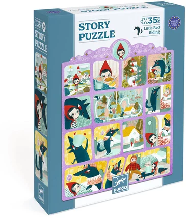 STORY PUZZLE CHAPERON ROUGE 35 PIECES