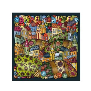 PUZZLE CURIOSI PALAPELI MOUNTAIN VILLAGE