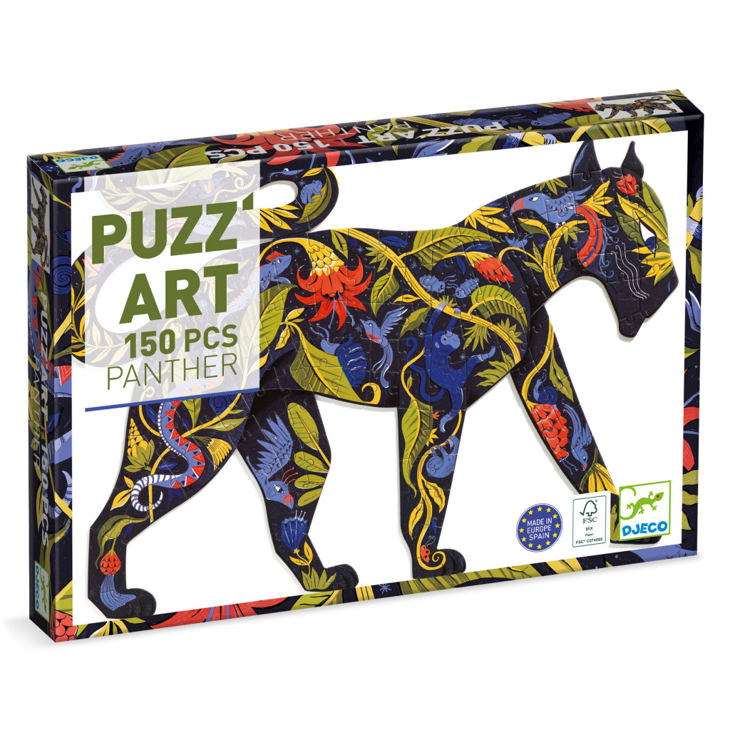 PUZZ'ART DJECO 150 PIECES : PANTHER