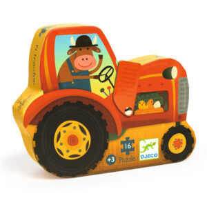 PUZZLE 16 PIECES LE TRACTEUR