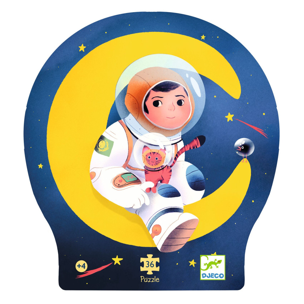 PUZZLE 36 PIECES : UN ASTRONAUTE DANS LA LUNE