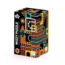 WIZZY'PUZZLE DJECO 100 PIECES : LA VILLE ANIMEE