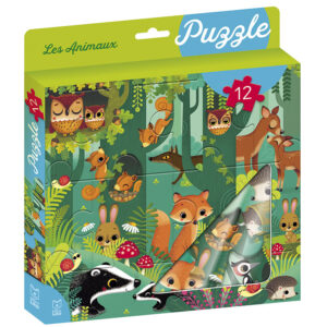 MA BOITE A PUZZLE 12P ANIMAUX