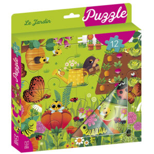 MA BOITE A PUZZLE 12P JARDIN