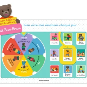 PETIT OURS BRUN - MON TABLEAU DES ÉMOTIONS
