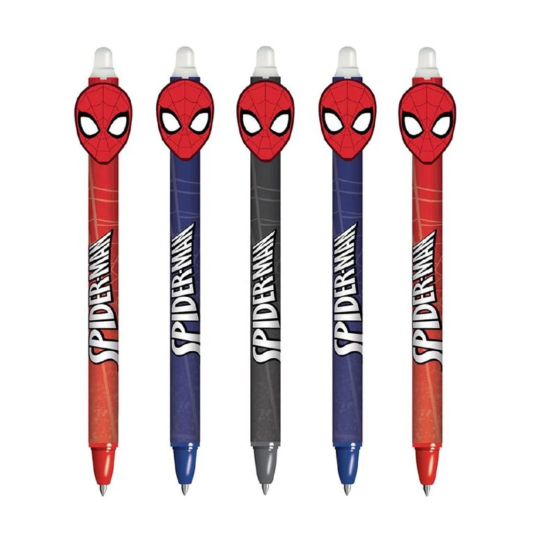 STYLO EFFACABLE SPIDERMAN ENCRE BLEU
