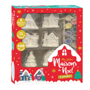 MES JOLIES MAISONS DE NOËL A PEINDRE